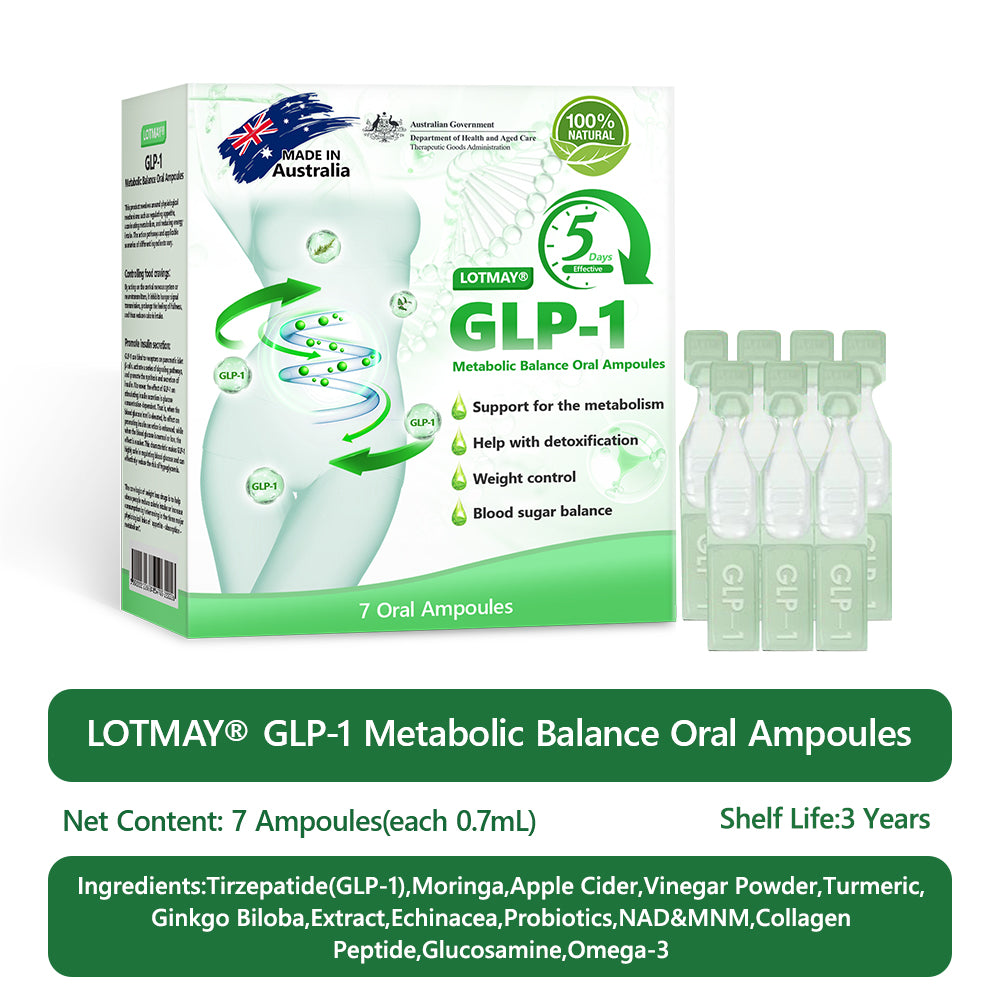 30% OFF🎁🎁 𝐋𝐨𝒕𝐦𝐚𝙮® 𝑮𝗟𝐏-𝟭 Metabolic Balance Oral Ampoules👩‍⚕️